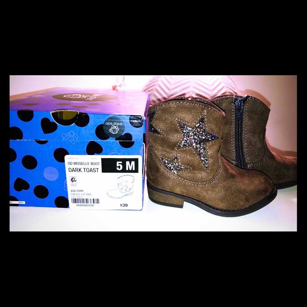 Toddler sparkle cowgirl boots